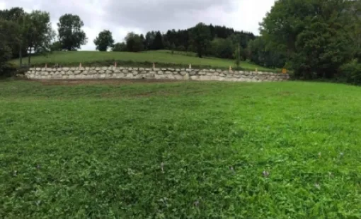 Mur de soutènement à St Pierre d’Entremont