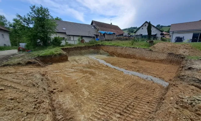 Terrassement maison à Challes les Eaux